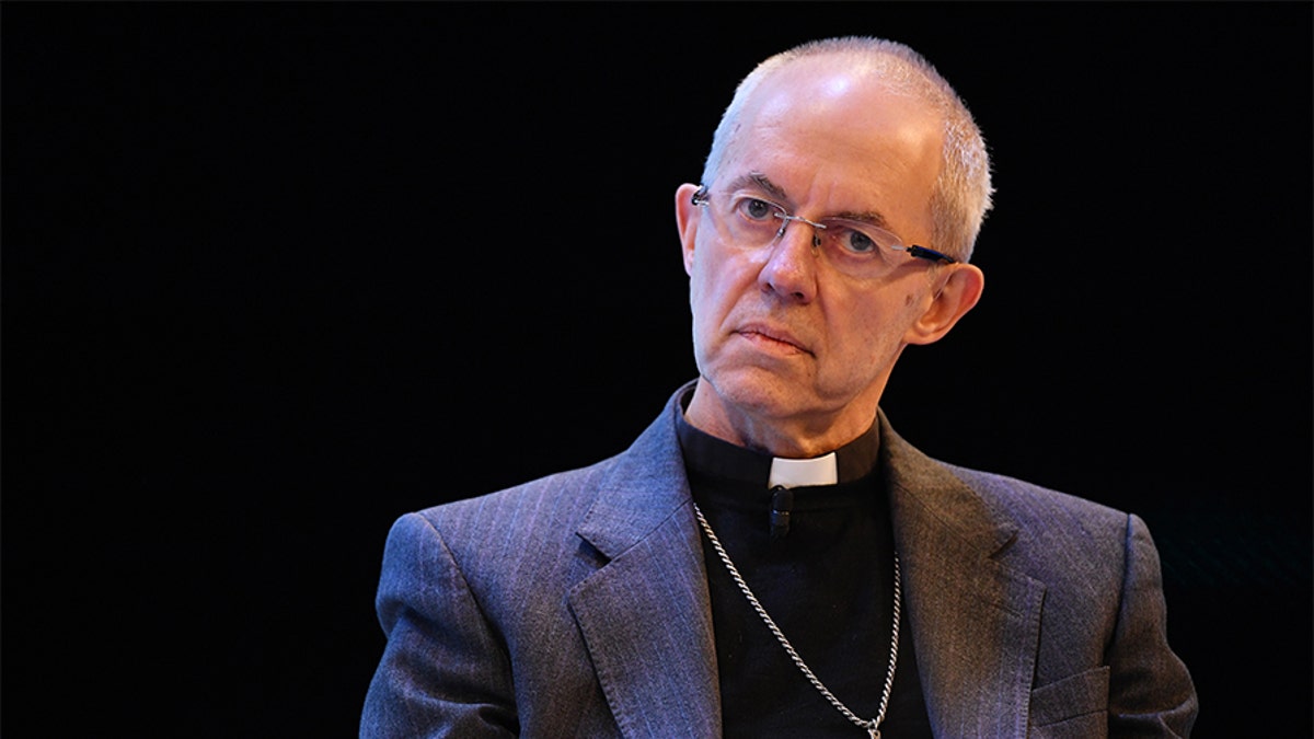 The Most Reverend Justin Welby, Archbishop of Canterbury talks at a debate on social inequality at the annual CBI conference on November 18, 2019 in London, England.