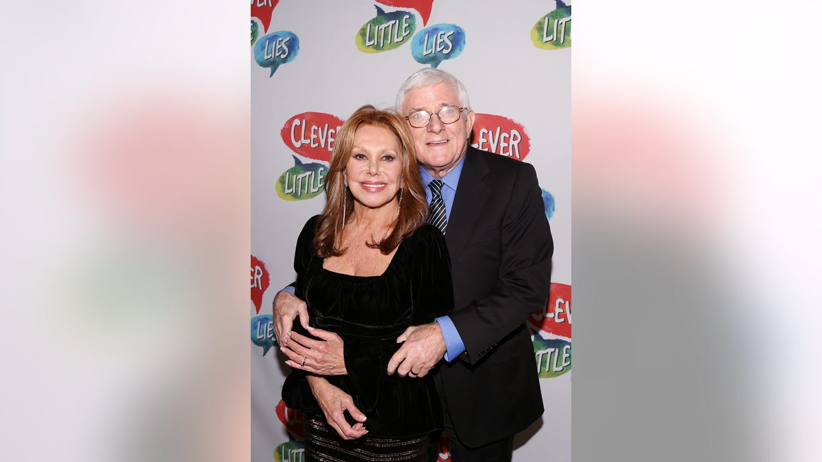 Marlo Thomas and Phil Donahue enjoying a date night in New York City, circa 2015.