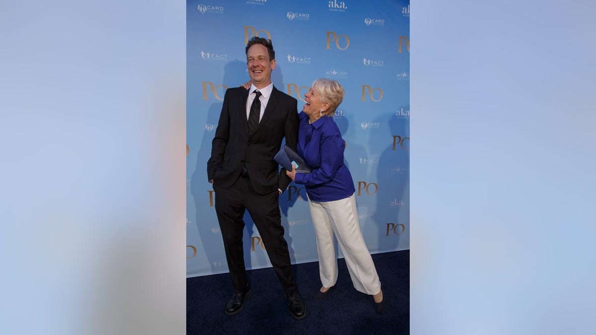 Actor/Director John Asher (L) and actress Joyce Bulifant (R) circa 2016 in Hollywood, California.