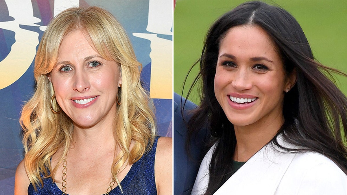 Emily Giffin (left) and Meghan Markle, Duchess of Sussex (right).