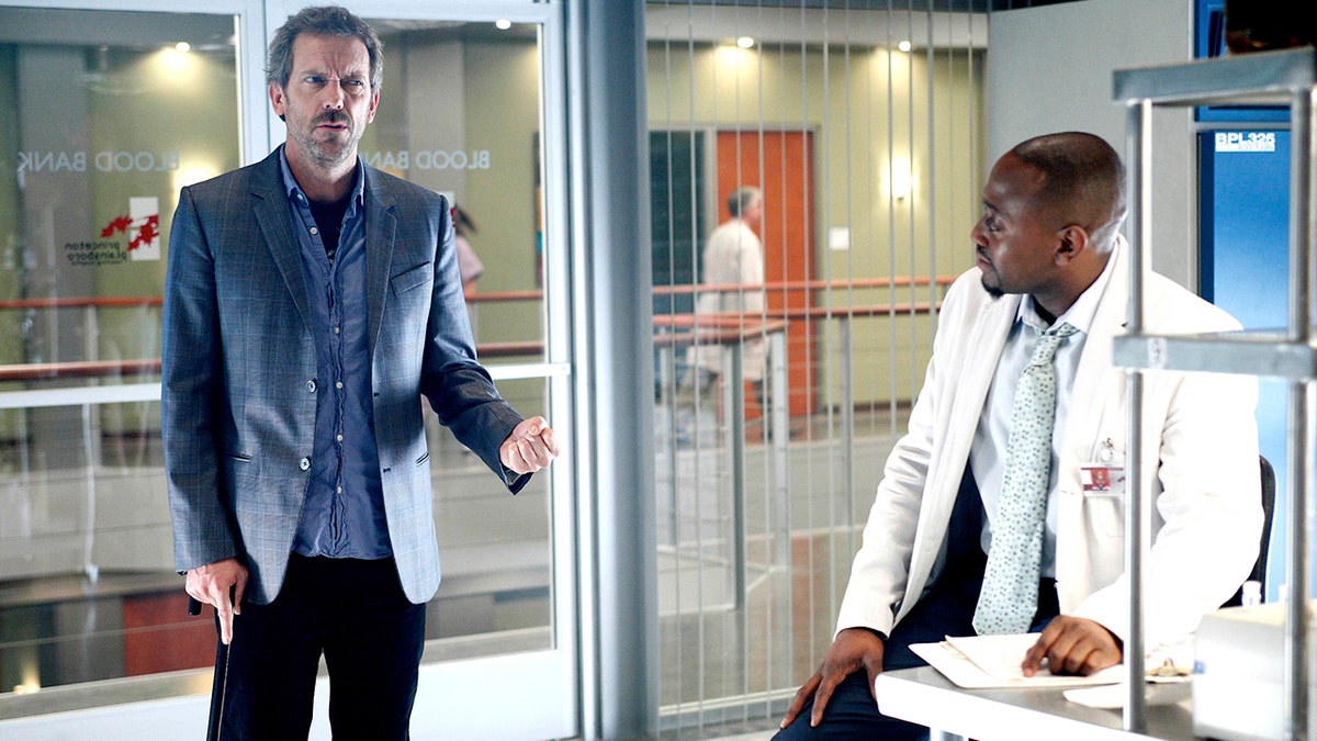 Hugh Laurie and Omar Epps appear in 'House MD.'