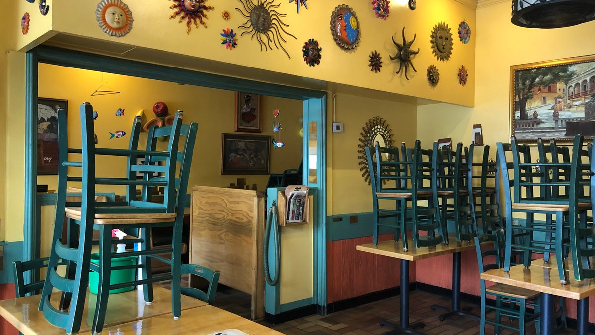 Jalisco's makes it clear it is not allowing sit-down dining yet.