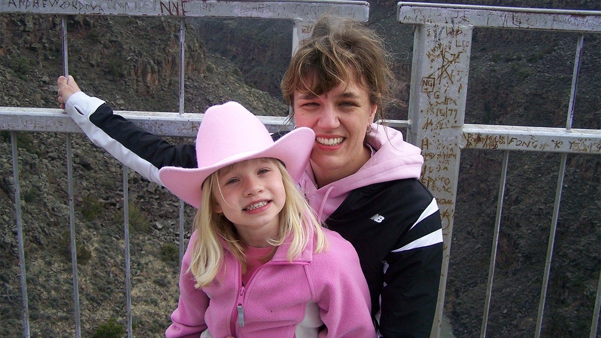 Caroline Jarrell and her mother in an undated photo. (Courtesy of the Jarrell family)