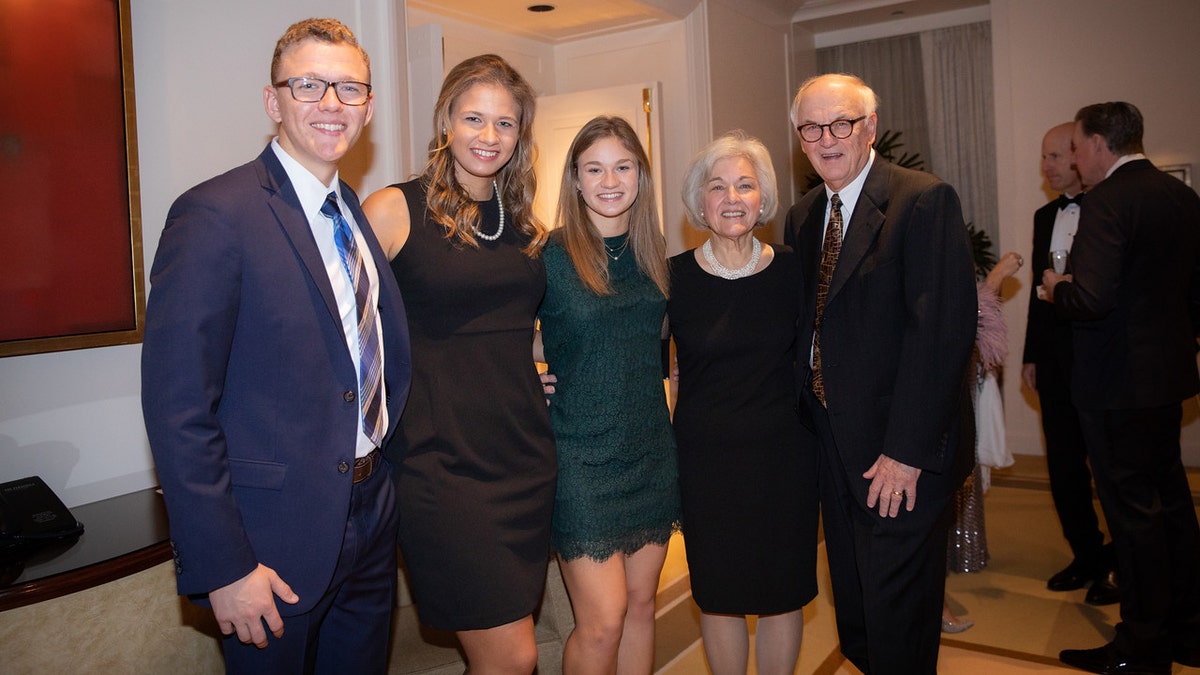 The Jarrell siblings and their grandparents at the 2018 Green Coat Gala. (Courtesy of the Jarrell family)