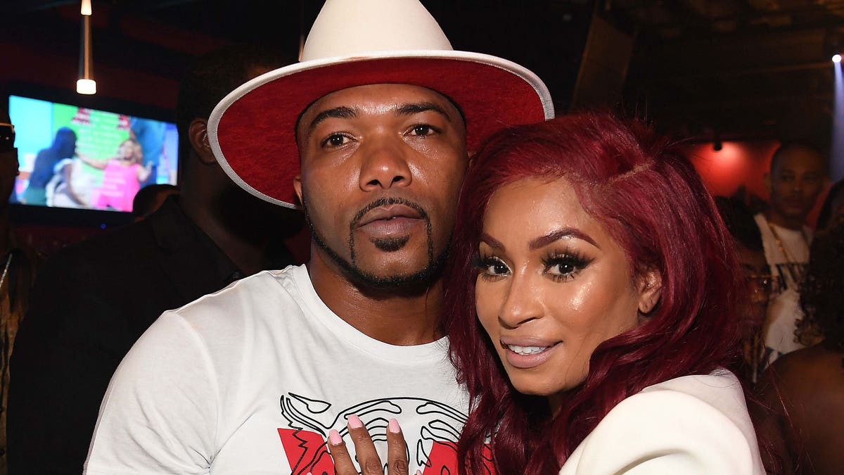 Maurice 'Arkansas Mo' Fayne and Karlie Redd attend 'Ferrari Karlie' Single Release Party at Buckhead Loft on July 18, 2018, in Atlanta, Georgia. 