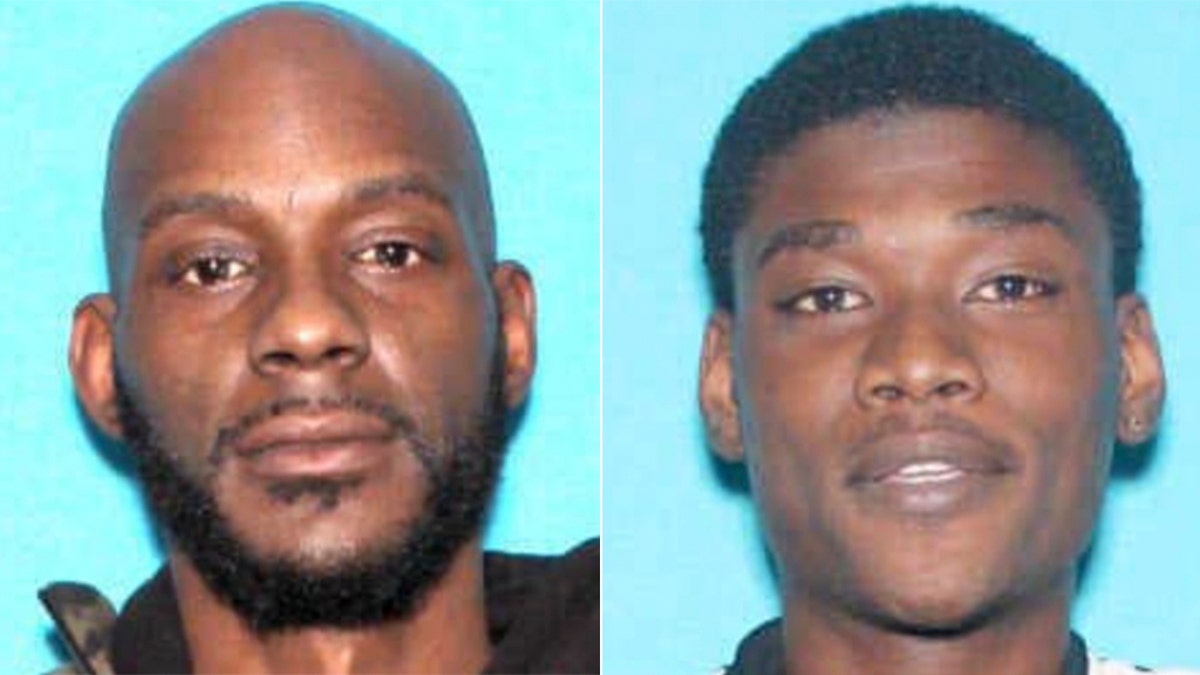 Prosecutors released these photos of Larry Teague, 44, left, and Ramonyea Bishop, 23.