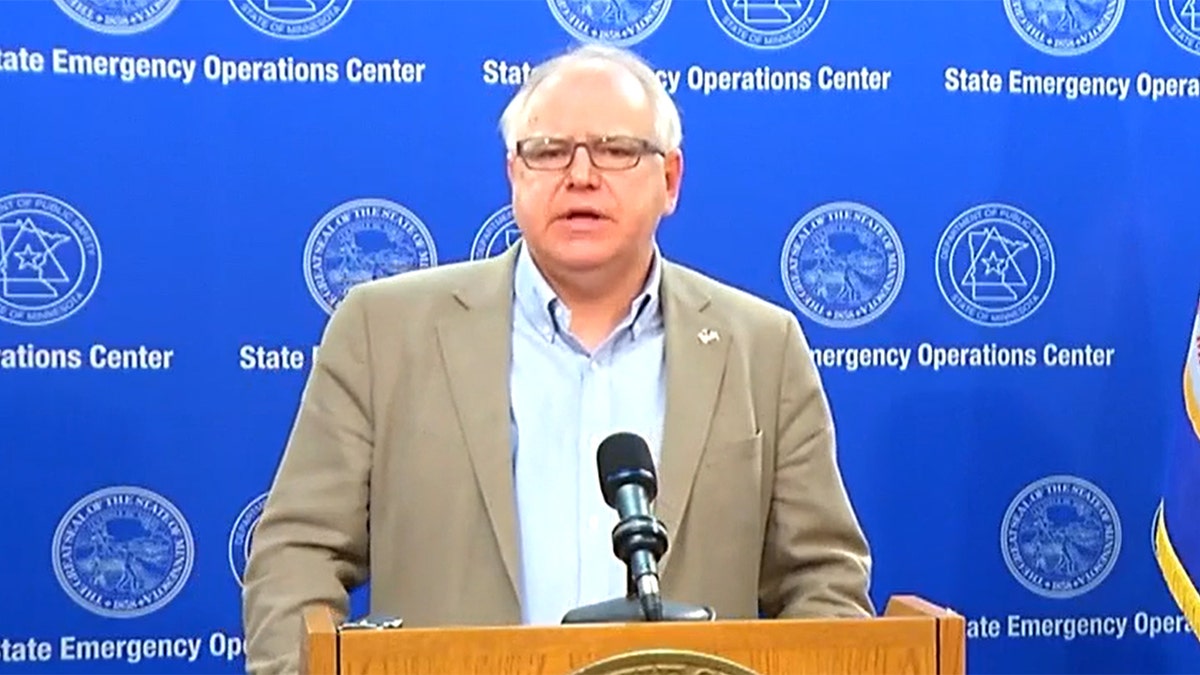 Minnesota Gov. Tim Walz, a Democrat, vowed to fight "systemic racism" that lead to the death of George Floyd in a press conference Sunday. 