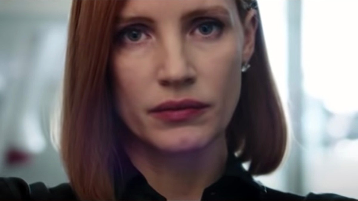 Jessica Chastain in a scene from 'Miss Sloane.'