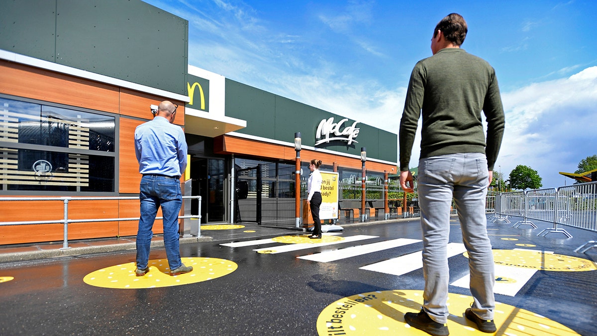 McDonald's Netherlands social distancing