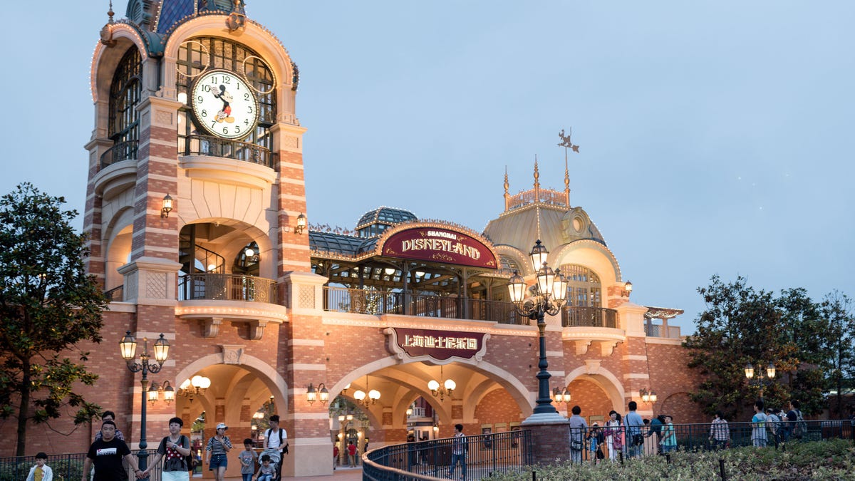 Entrance to Disneyland Park in Shanghai