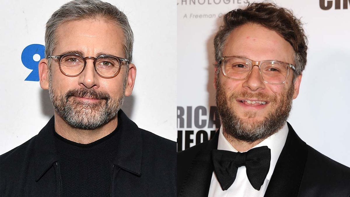Steve Carell (left) and Seth Rogen have both donated to pay bail for Minneapolis protesters.
