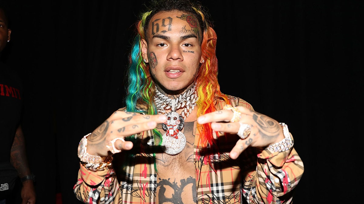 Tekashi 6ix9ine attends Made In America - Day 2 on September 1, 2018 in Philadelphia, Penn. 