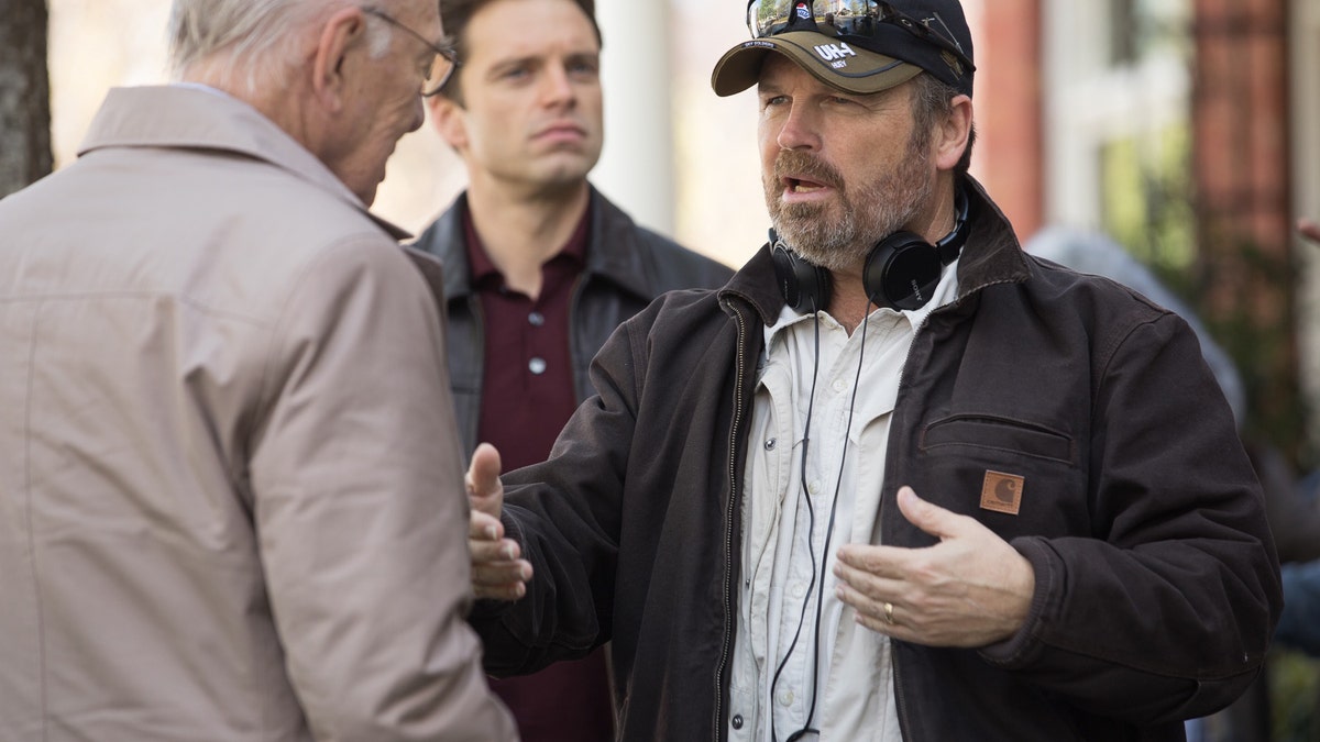 Todd Robinson on the set of 'The Last Full Measure'