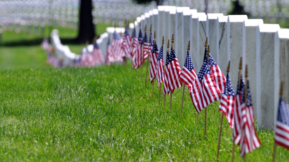 Memorial Day flags