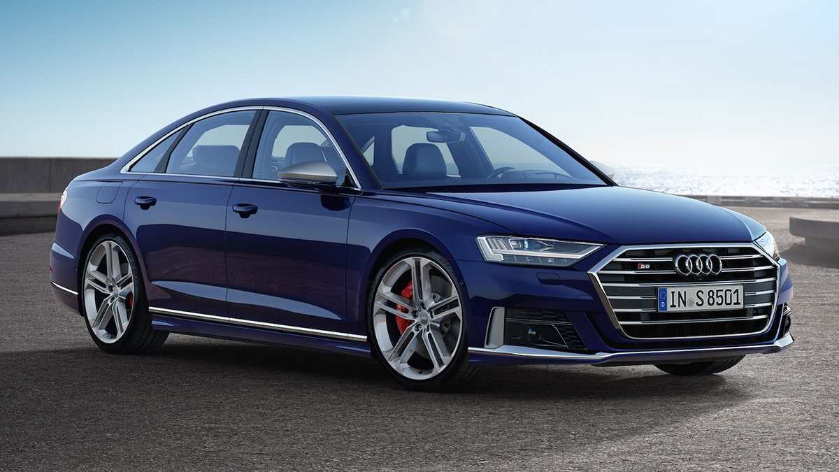 The $130,000 S8 has an electronically restricted top speed of 155 mph.