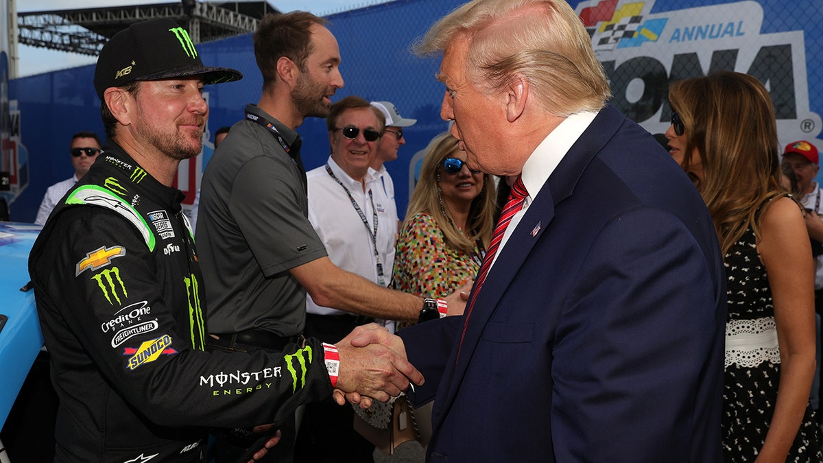 Busch met President Trump before the 2020 Daytona 500.