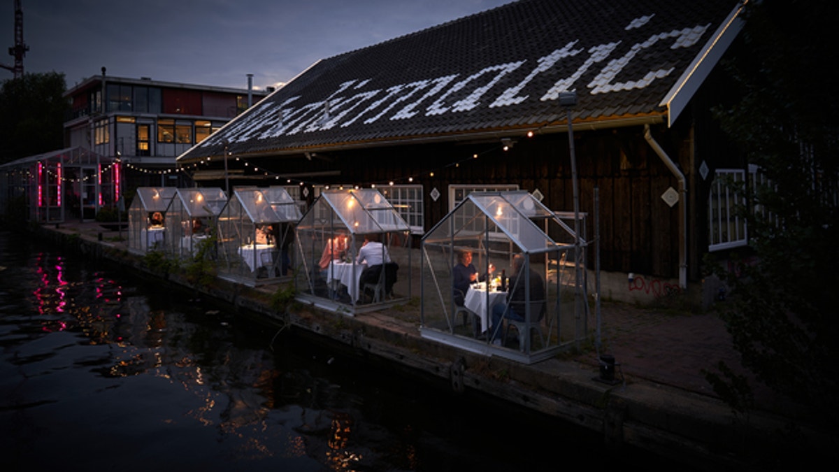Those choosing to eat at the plant-based restaurant can opt to enjoy the 4-course menu in one of the greenhouses, or in the main restaurant once they are allowed to reopen.
