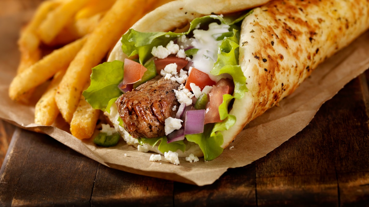 According to the report, Yelpers in Kansas, Kentucky Maryland and North Dakota were seriously craving gyros.