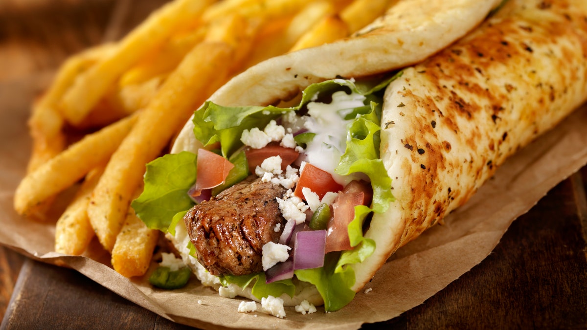 According to the report, Yelpers in Kansas, Kentucky Maryland and North Dakota were seriously craving gyros.
