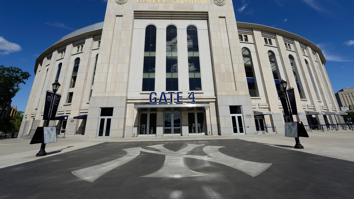 "New York City, USA - August 14, 2013: Home game between Yankees and Los Angeles Angels at Yankee Stadium in New York City"