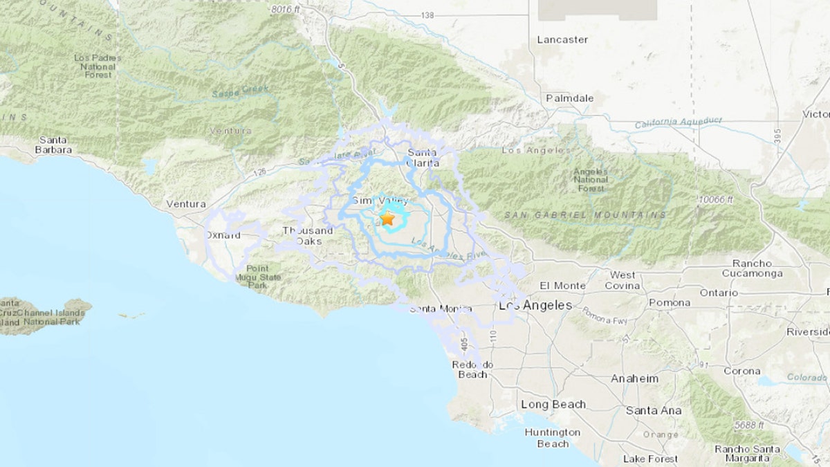 A magnitude 3.3 earthquake rattled some residents in the Los Angeles area early Sunday.