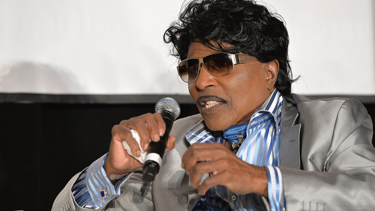 Little Richard speaks onstage at "The Legacy Lounge" A conversation with CeeLo Green and his inspiration at W Atlanta - Downtown on September 29, 2013 in Atlanta, Ga.