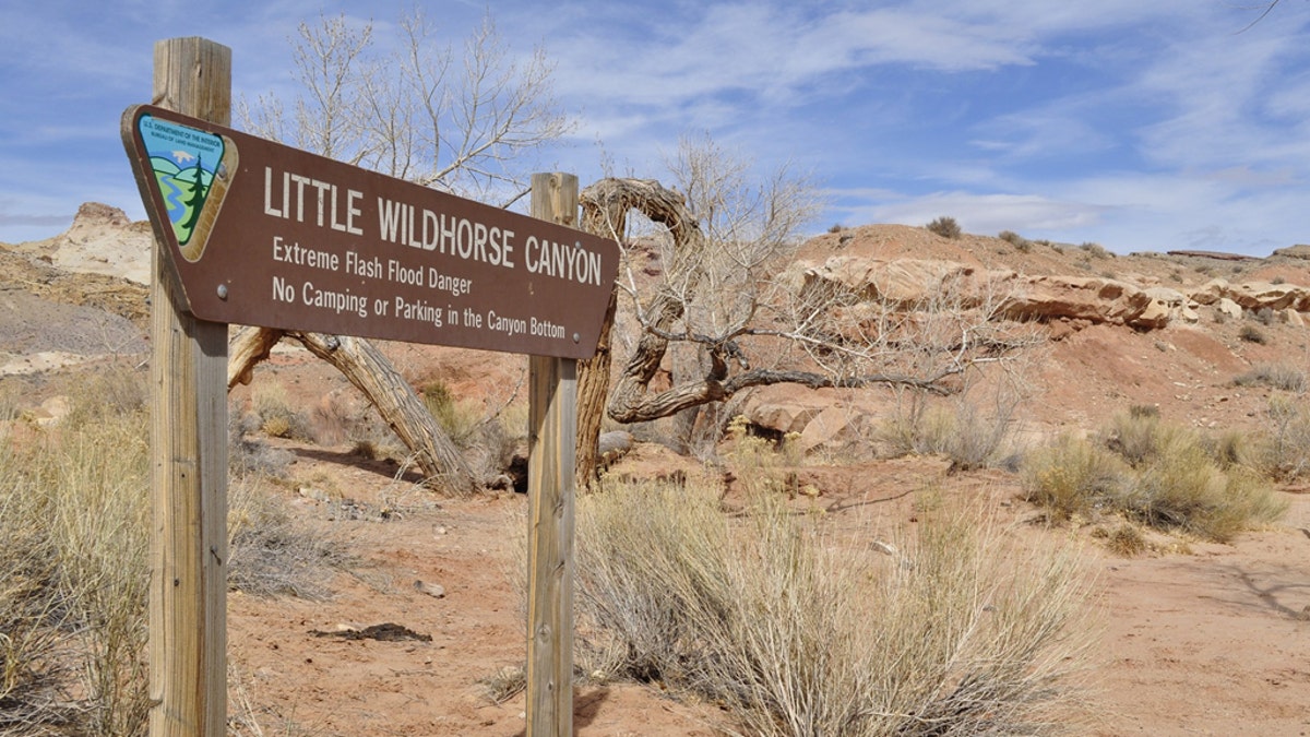 At least 21 people made it safely out of the Little Wildhorse Canyon after an isolated thunderstorm caused flash flooding in slot canyons on Monday. A 7-year-old girl died and her 3-year-old sister is missing, according to police.