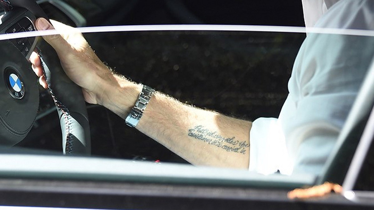 Sen. Alan Simpson originally said the quote now on Matt Lauer's arm during his 2018 eulogy for President George H.W. Bush. (John Roca/MEGA)