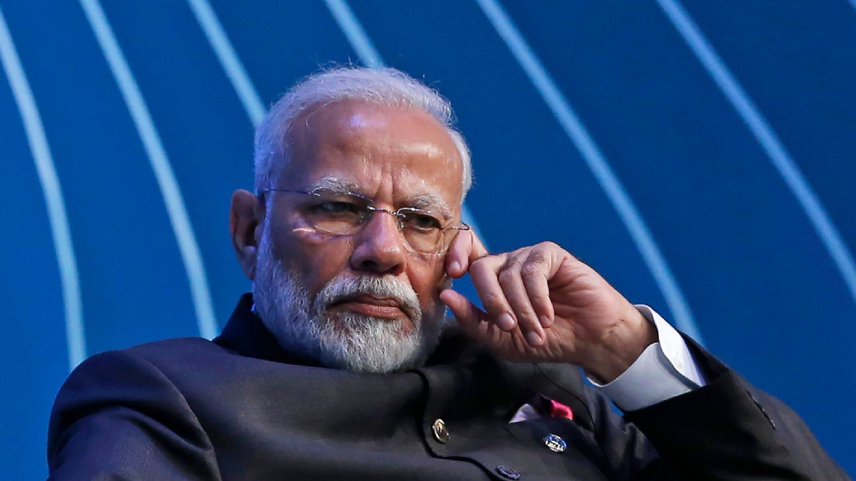 FILE - In this Wednesday, Nov. 13, 2019, file photo, Indian Prime Minister Narendra Modi attends the BRICS Business Council prior to the 11th edition of the BRICS Summit, in Brasilia, Brazil. (AP)