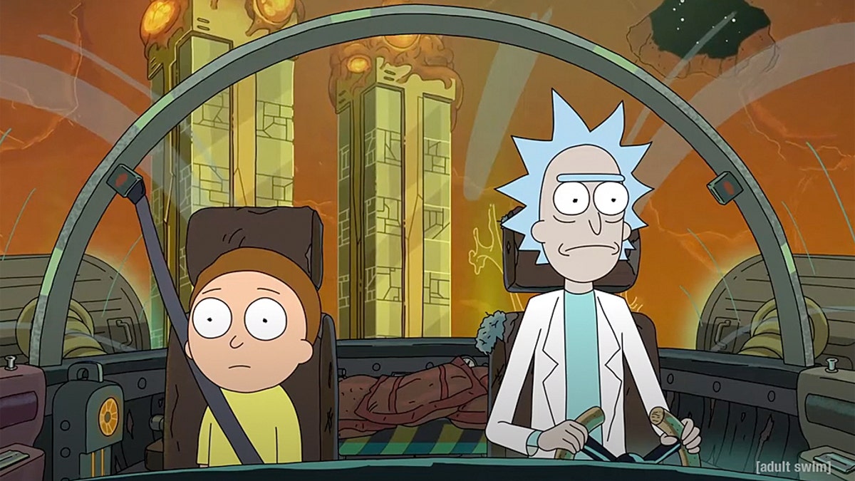 Rick and Morty in a new episode that aired on Sunday.
