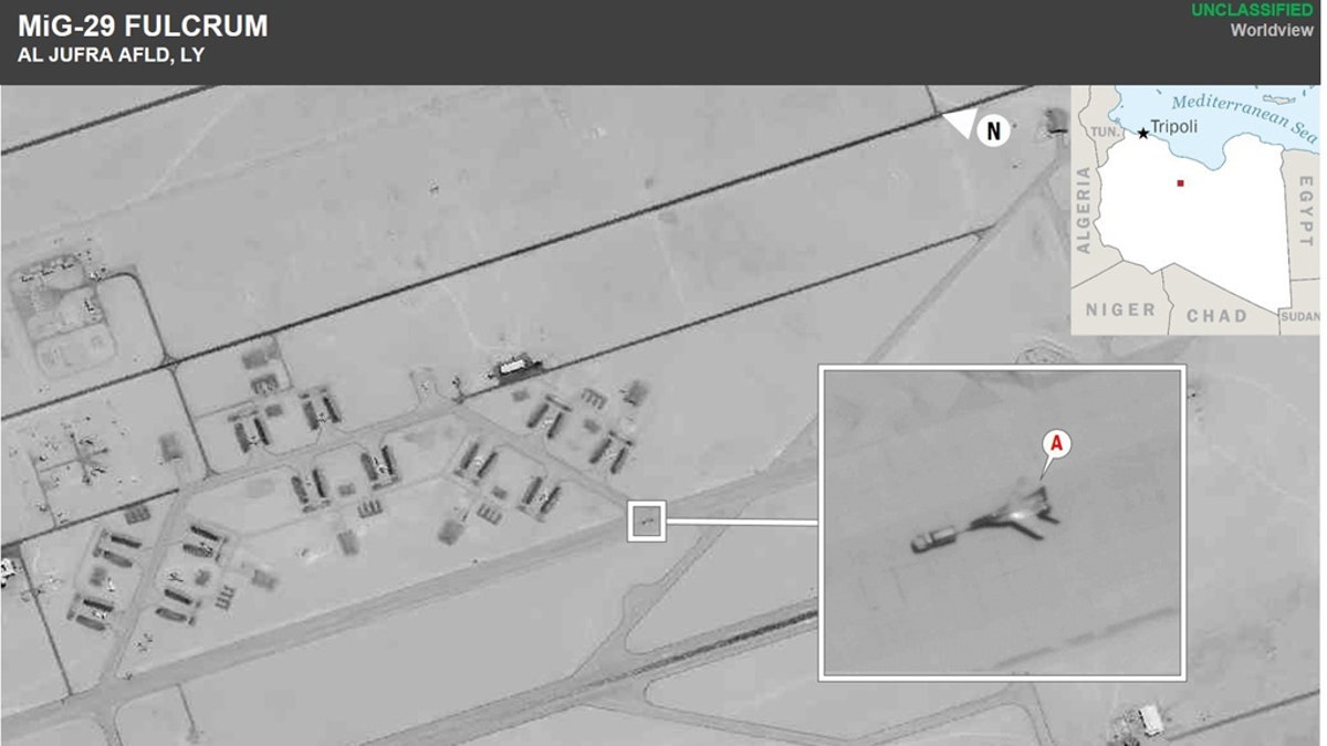 Russian fighter jets were recently deployed to Libya in order to support Russian state-sponsored private military contractors (PMCs) operating on the ground there. (Photo taken and uploaded to DVIDS on May 26, 2020)
