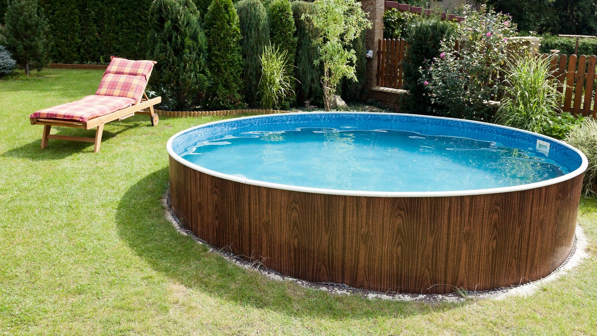 Swimming pool backyard