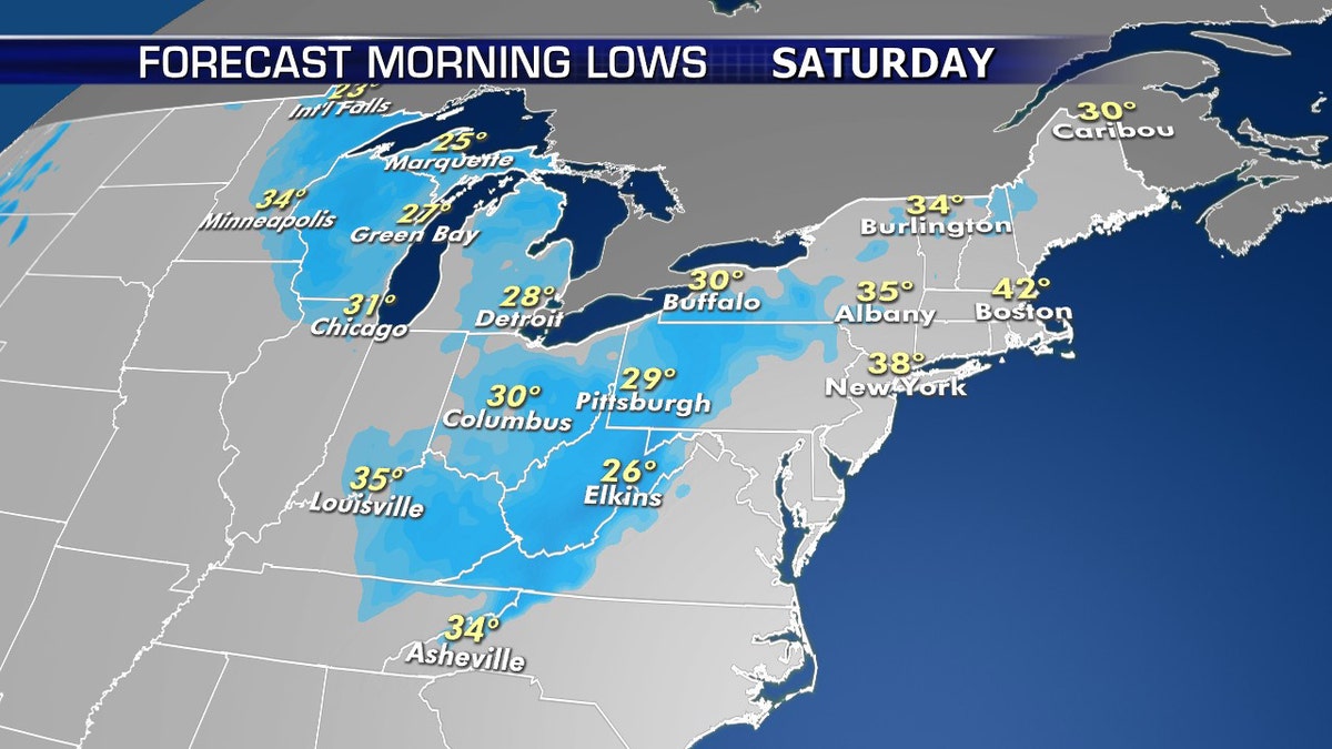 Northeast To See 'several Rounds Of Snow' As Arctic Blast Pushes In ...