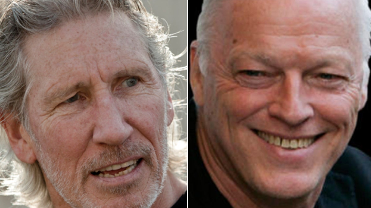 Roger Waters (left) has accused David Gilmour (right) of banning him from accessing Pink Floyd's official website.