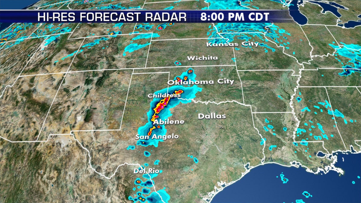 Severe thunderstorms are forecast to fire up into the afternoon and evening hours across the region on Wednesday.