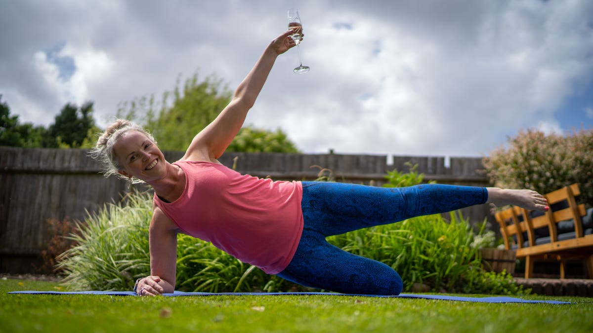 "I’m teaching a group of 200 women Prosecco Pilates, they can join the live sessions or do them whenever they have time."