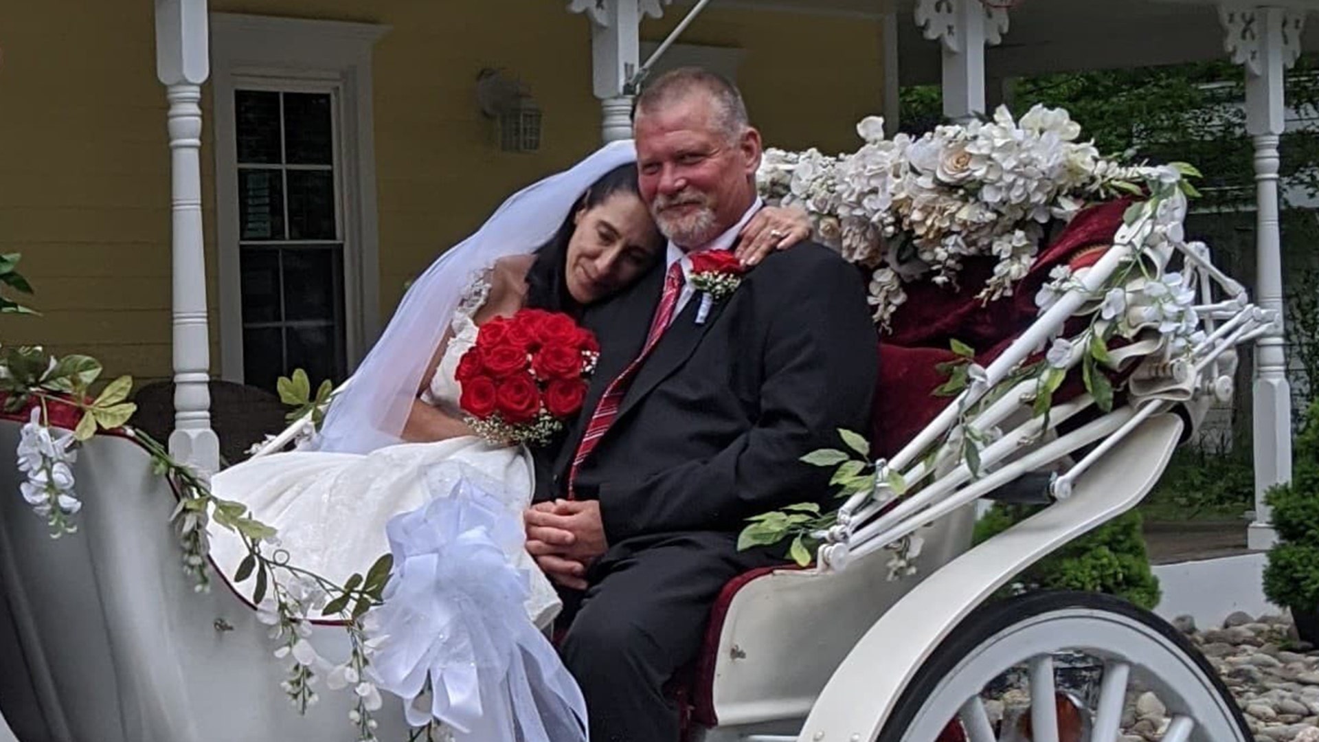 We got married today, on my dad’s 75th birthday!