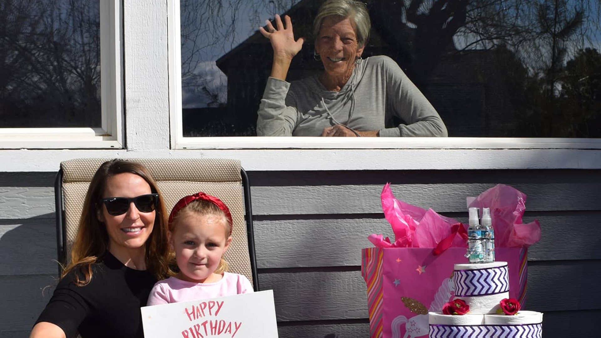 America Together/ COVID19 Birthday party Nana