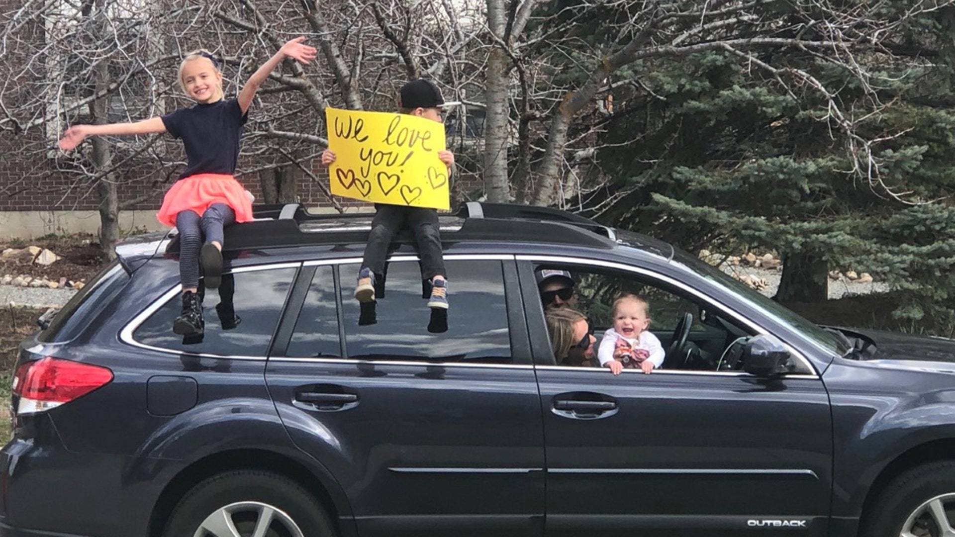 Saying hello to Grandma and Grandpa with MC Hammers “can’t Touch This” The grandkids paid us a visit with the song “Can’t Touch This” by MC Hammer blasting on the car radio! Salt Lake City