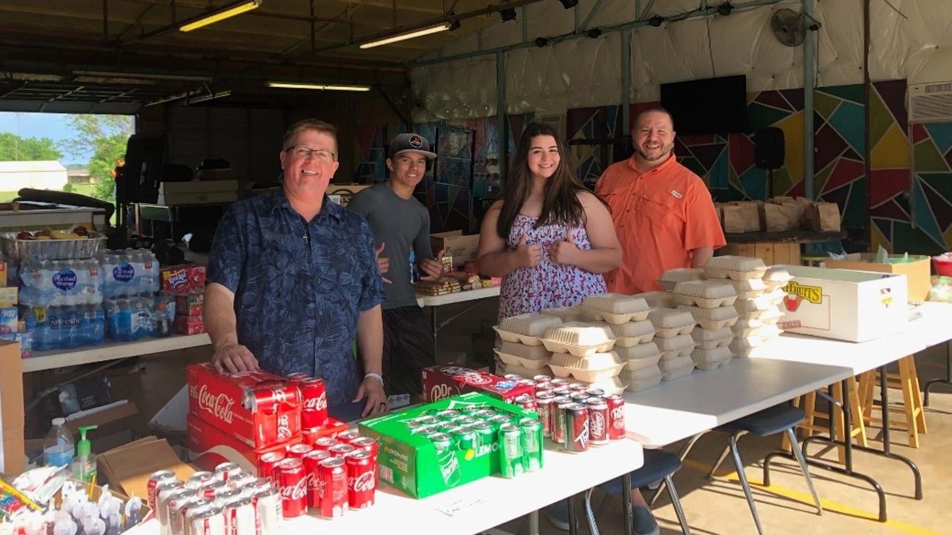 Since we can not have church in our student ministry building, the leaders of Boyd Campus Group Student Ministries decided to provide meals to students and families in our community. We provide meals Monday through Friday from 4:30pm to 6:30pm and from 11am to 1pm on Saturday and Sunday. We do not ask for identification or make people qualify. We just want to bless students and families. So far, we have provided over 1000 meals to students and families in our community!