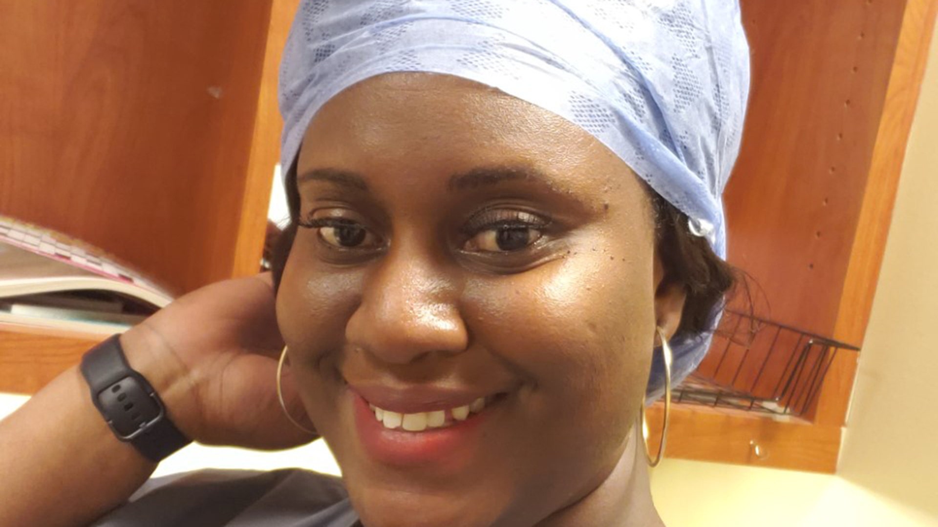 Latoya Chunn working on the front Line from Brinkley, Ar.