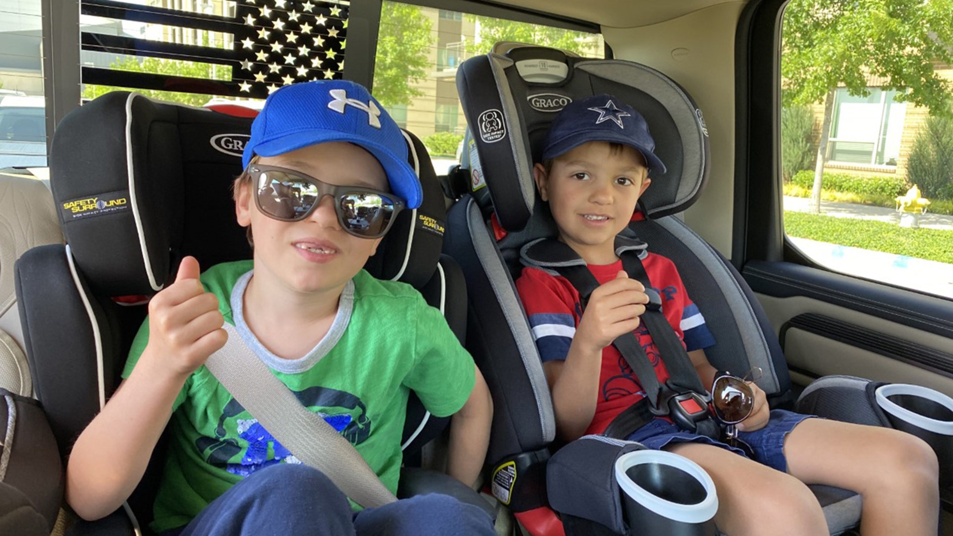 Getting ready for Blue Angels flyover in Frisco, Tx!!