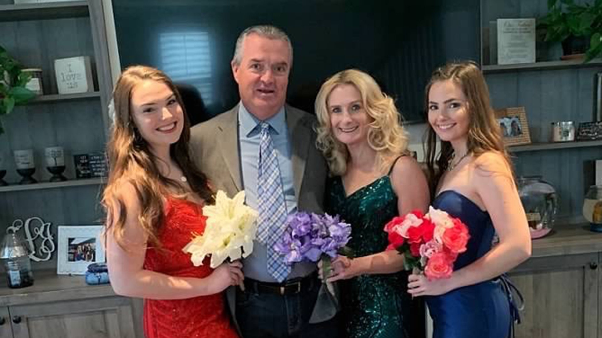 Abby Lynch from Nazareth Academy got all dressed up (along with her family) on the day that was supposed to be her senior prom!! Tina Lynch (mom)