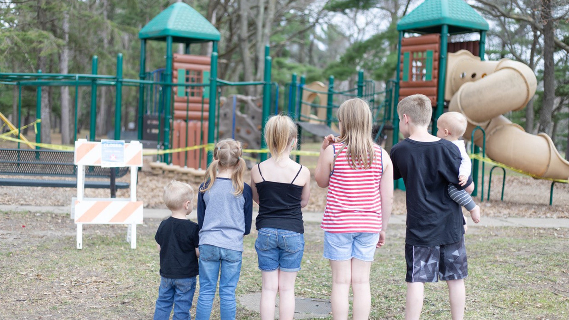 A sad reality… I never would have guessed that in America our freedoms would be limited and our parks would be closed… Menomonie, WI -Cassie