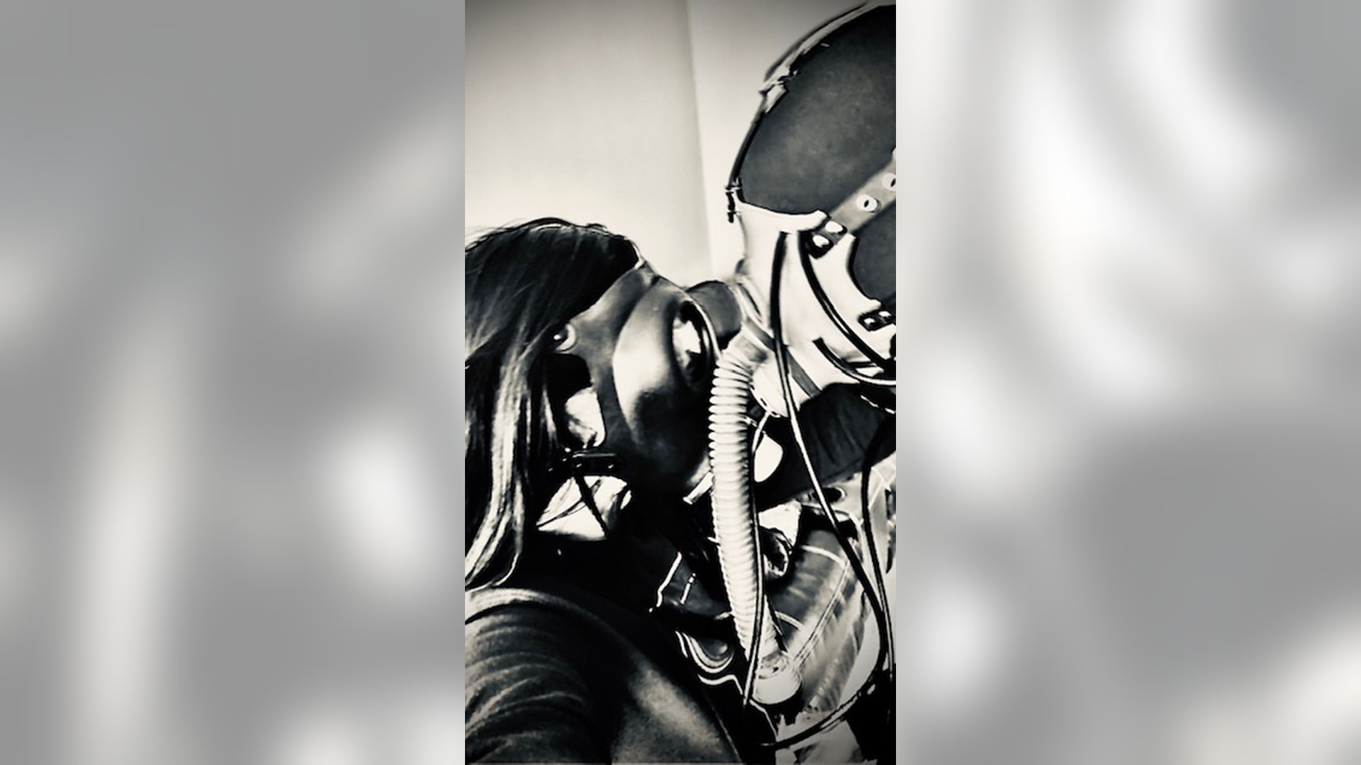 Good evening, This photo is complete satire. Probably not the right place I’m sending this to, but I thought I’d send it anyway. The man in the photo is an army Veteran, special forces Sniper. The girl (me), well I’m just the woman he loves. :) I call this “The New Normal”. Photo taken and edited by me. Thank you, Aprill Perez