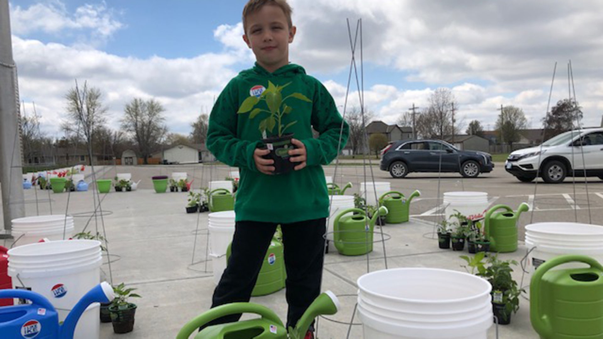 Dear Fox News, "Victory Garden" project started by my daughter-in-law, Helen Pugh, through her work at the Eisennhower Foundation in Abilene, Kansas. It involved many community partners, volunteers, educators, parents and children. Donated garden supplies were picked up by families and accompanying lesson plans distributed to teachers. This is very special for many reasons, including the connection with the World War Victory Garden efforts, saving the food supplies for our soldiers. Today, parents and teachers are searching for healthy, productive, educational ideas for the children and students.