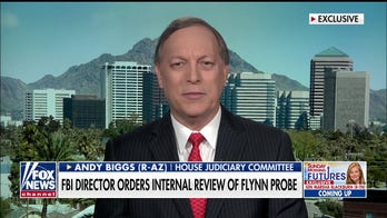 Rep. Biggs: FBI Director Wray opening internal review into how bureau handled Flynn case is 'long overdue'