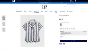 Gap pulls 'camp shirt' from sale following comparisons to Auschwitz uniform