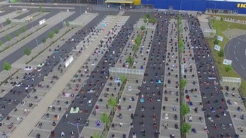 Coronavirus: German Ikea parking lot used for Ramadan prayer
