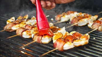 Get grilling: Guy Fieri's bacon-wrapped shrimp with chipotle BBQ sauce